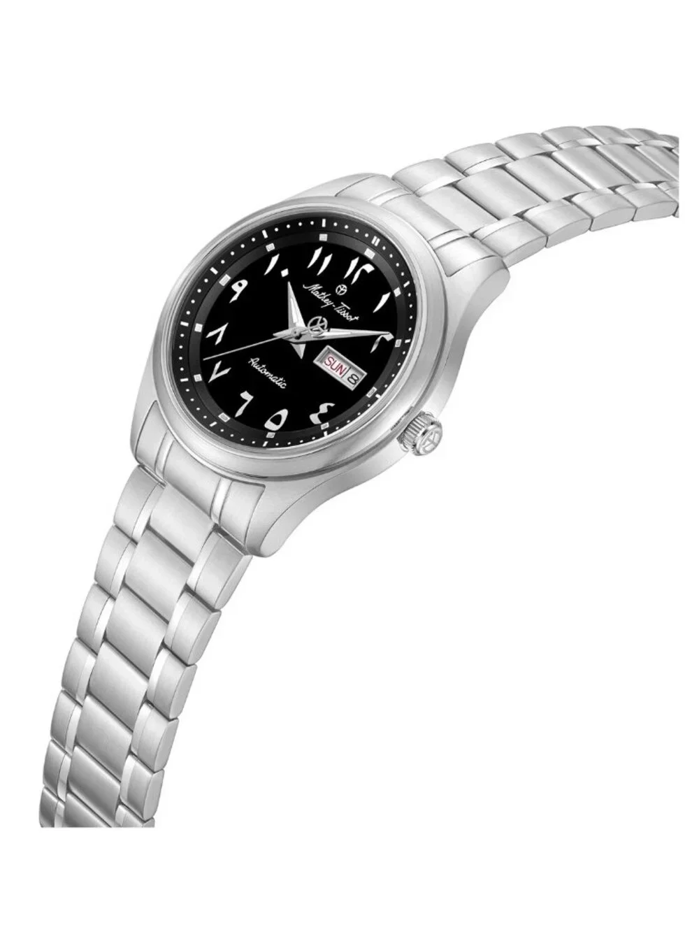 NWT Mathey-Tissot Automatic Black Arabic Dial Men's Watch